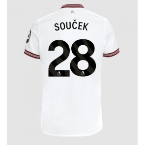 West Ham United Tomas Soucek #28 Udebanetrøje 2023-24 Kort ærmer